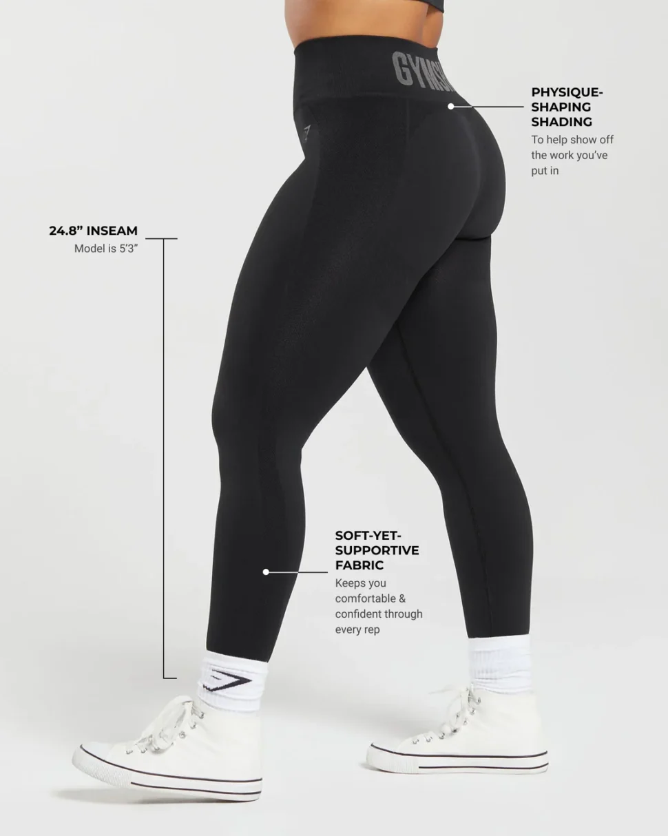 FLEX HIGH WAISTED LEGGINGS GYMSHARK - Imagen 4